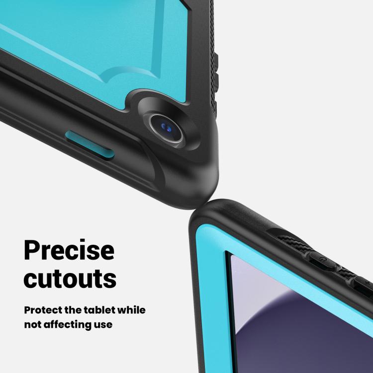 For Samsung Galaxy Tab A11+ / A9+ Honeycomb Hand Grip Turntable Stand Tablet Case
