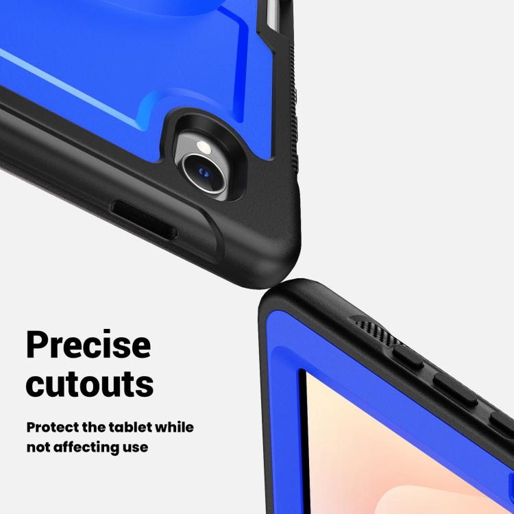 For Samsung Galaxy Tab S10 Lite / S9 FE Honeycomb Hand Grip Turntable Stand Tablet Case