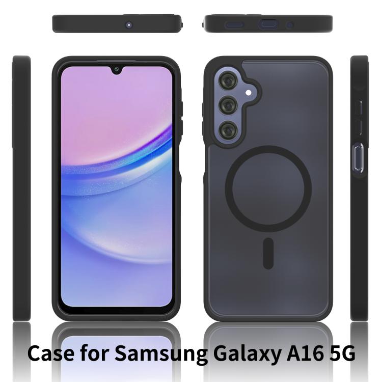 For Samsung Galaxy A16 5G / 4G Skin Feel TPU Hybrid PC MagSafe Phone Case