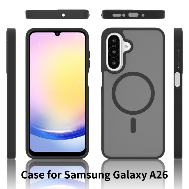 For Samsung Galaxy A26 5G Skin Feel TPU Hybrid PC MagSafe Phone Case