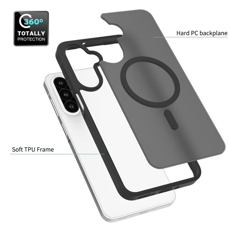 For Samsung Galaxy A26 5G Skin Feel TPU Hybrid PC MagSafe Phone Case