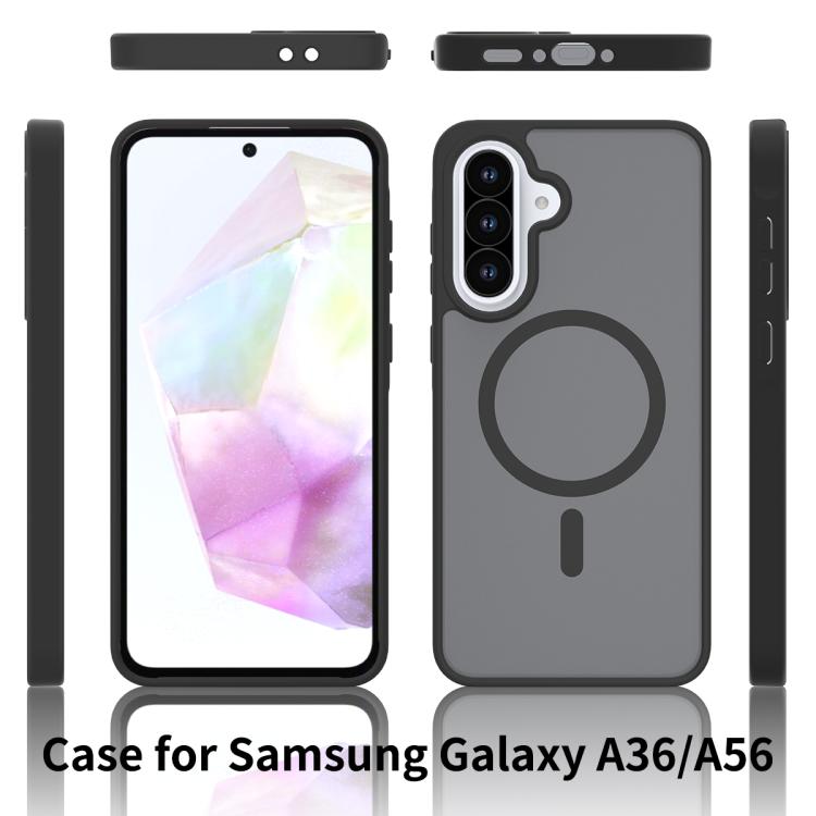 For Samsung Galaxy A36 / A56 5G Skin Feel TPU Hybrid PC MagSafe Phone Case