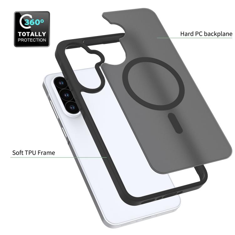 For Samsung Galaxy A36 / A56 5G Skin Feel TPU Hybrid PC MagSafe Phone Case