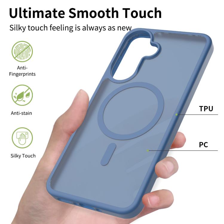 For Samsung Galaxy A37 5G Skin Feel TPU Hybrid PC MagSafe Phone Case