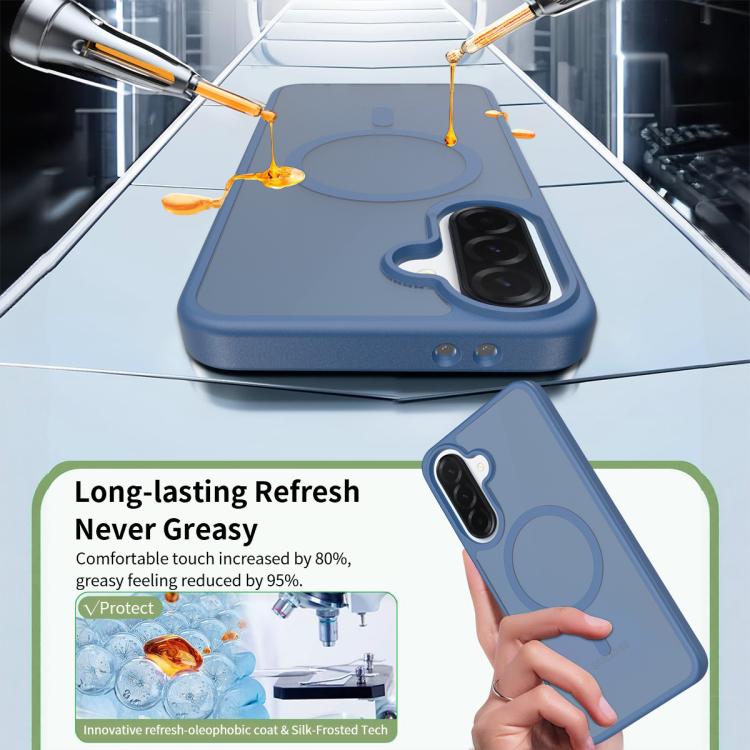 For Samsung Galaxy A37 5G Skin Feel TPU Hybrid PC MagSafe Phone Case