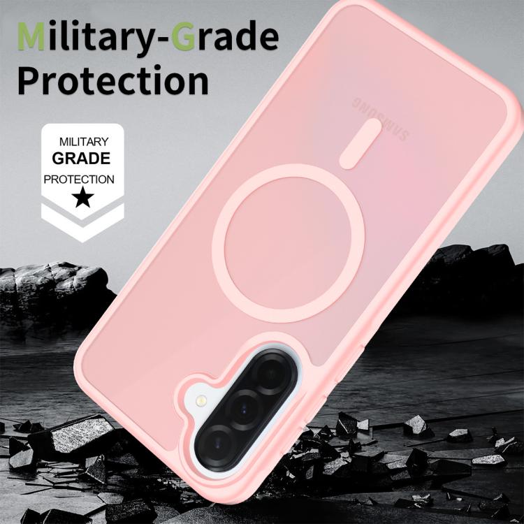 For Samsung Galaxy A37 5G Skin Feel TPU Hybrid PC MagSafe Phone Case