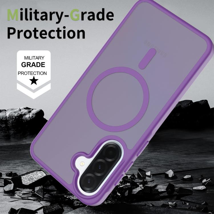 For Samsung Galaxy A37 5G Skin Feel TPU Hybrid PC MagSafe Phone Case