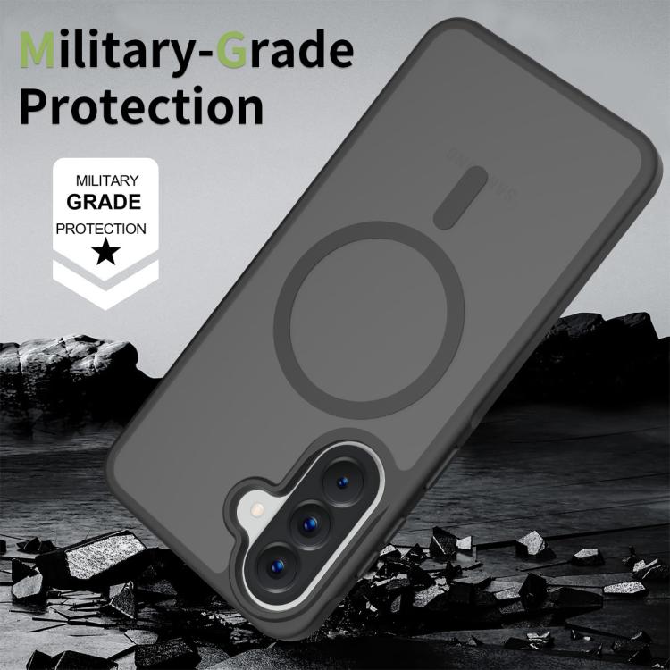 For Samsung Galaxy A57 5G Skin Feel TPU Hybrid PC MagSafe Phone Case