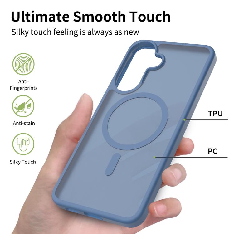 For Samsung Galaxy A57 5G Skin Feel TPU Hybrid PC MagSafe Phone Case