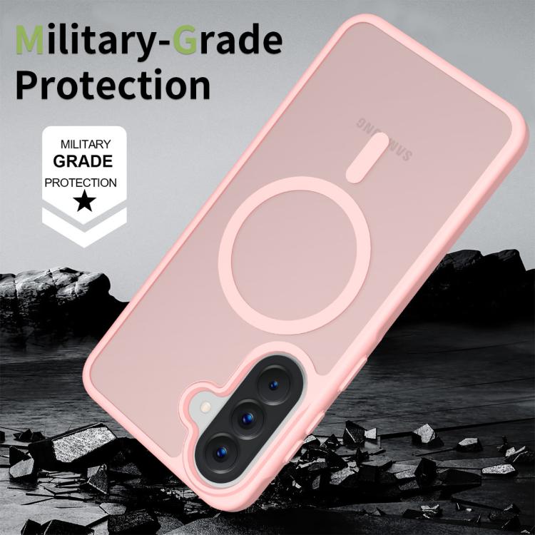 For Samsung Galaxy A57 5G Skin Feel TPU Hybrid PC MagSafe Phone Case