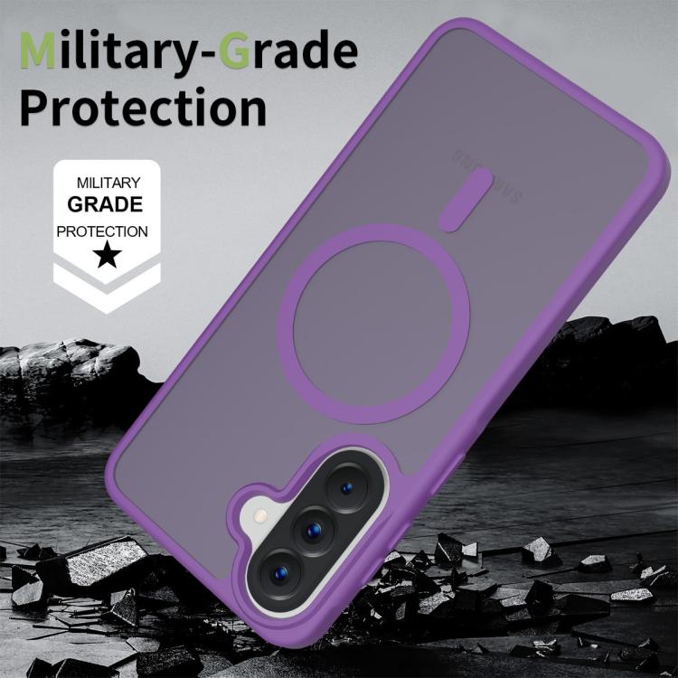 For Samsung Galaxy A57 5G Skin Feel TPU Hybrid PC MagSafe Phone Case