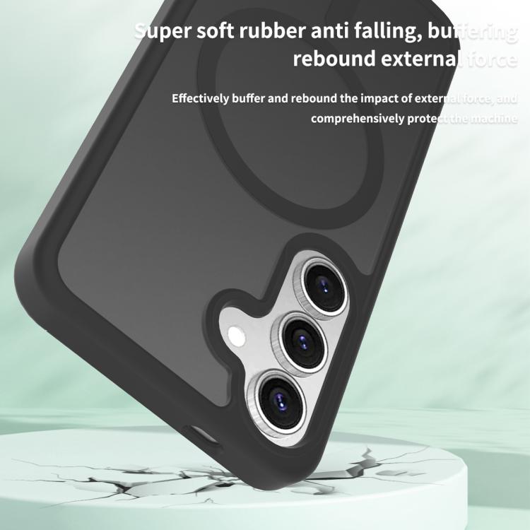 For Samsung Galaxy S25 / S24 5G Skin Feel TPU Hybrid PC MagSafe Phone Case