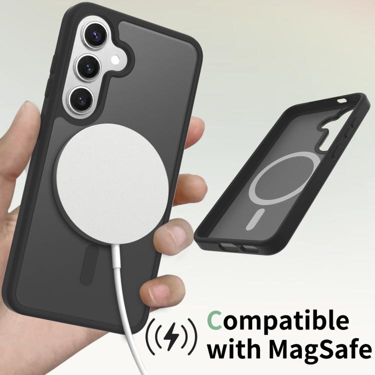 For Samsung Galaxy S25 / S24 5G Skin Feel TPU Hybrid PC MagSafe Phone Case