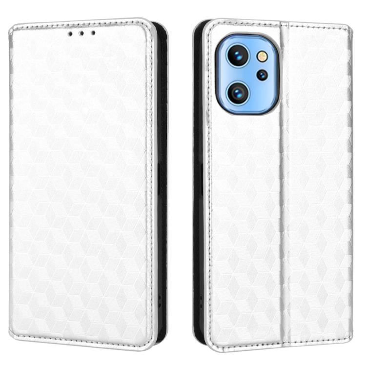 For Umidigi A13 / A13S / A13 Pro Cubic Grid Texture Flip Leather Phone Case