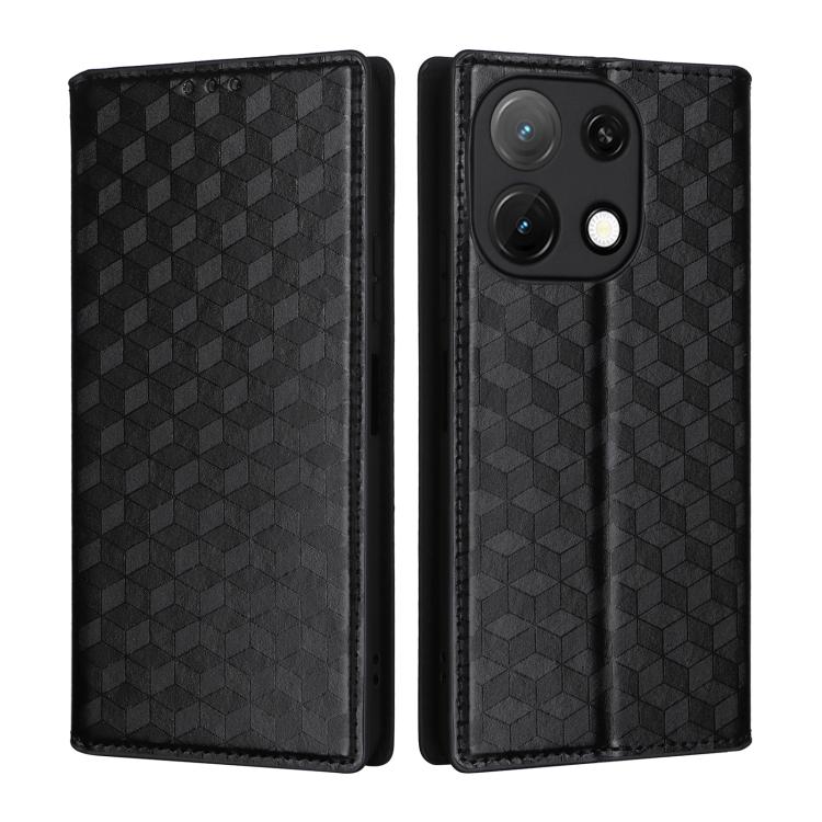 For Umidigi Note 90 Cubic Grid Texture Flip Leather Phone Case