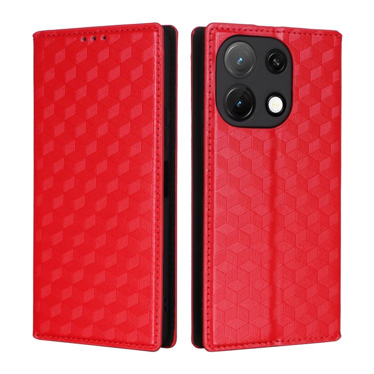 For Umidigi Note 90 Cubic Grid Texture Flip Leather Phone Case