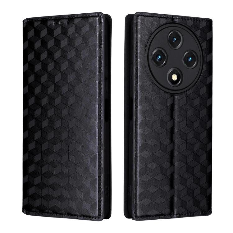 For Umidigi G100 / G100A Cubic Grid Texture Flip Leather Phone Case
