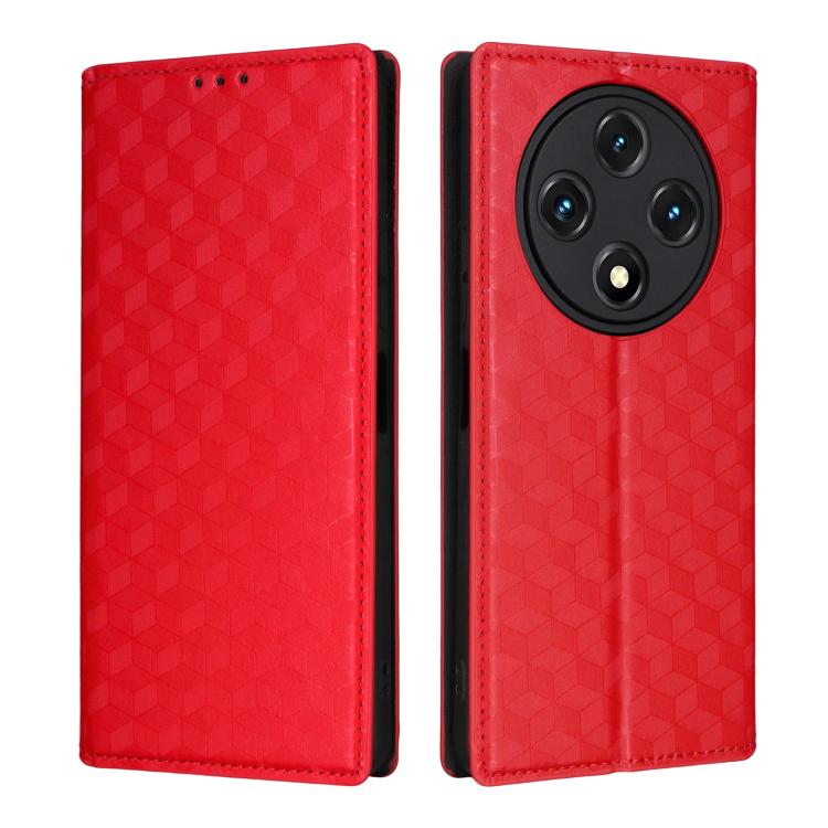 For Umidigi G100 / G100A Cubic Grid Texture Flip Leather Phone Case
