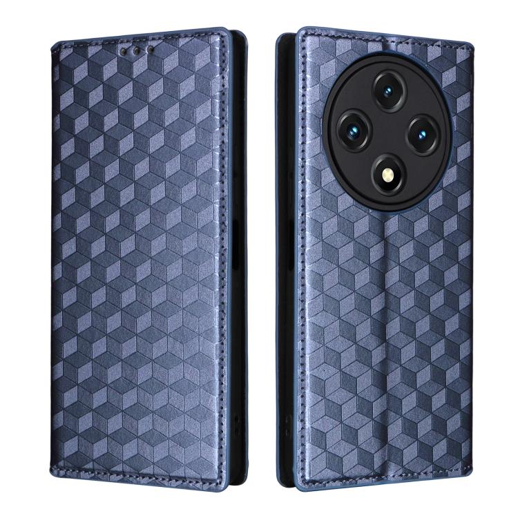 For Umidigi G100 / G100A Cubic Grid Texture Flip Leather Phone Case