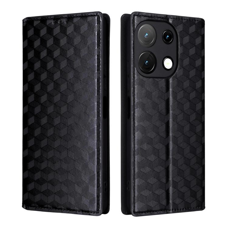 For Umidigi Note 100 4G / 5G / Note 100A Cubic Grid Texture Flip Leather Phone Case