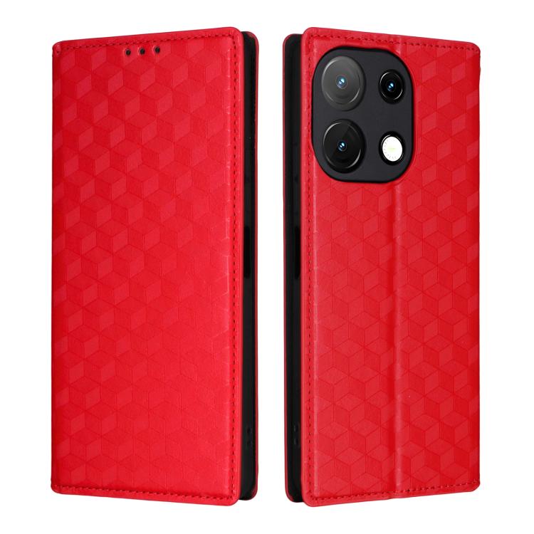 For Umidigi Note 100 4G / 5G / Note 100A Cubic Grid Texture Flip Leather Phone Case