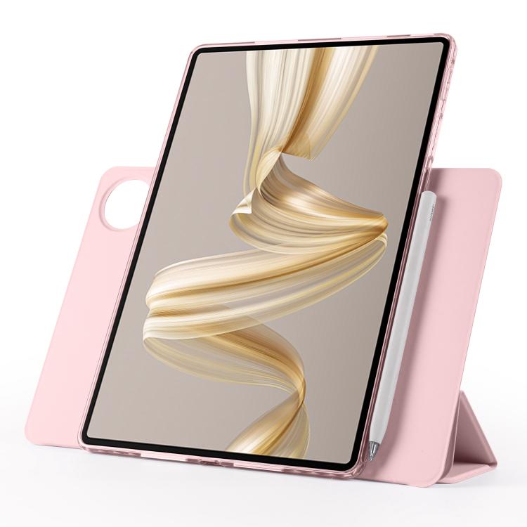 For Huawei MatePad Pro 12.2 Trifold Magnetic Split Acrylic Leather Tablet Case