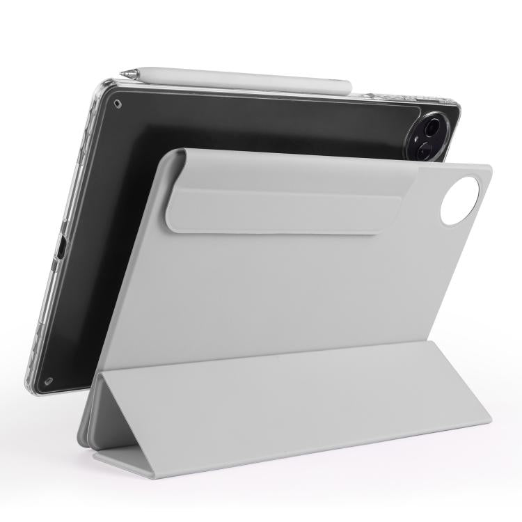 For Huawei MatePad Pro 12.2 Trifold Magnetic Split Acrylic Leather Tablet Case