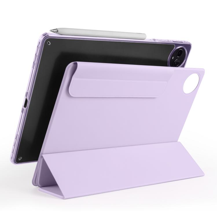 For Huawei MatePad Pro 12.2 Trifold Magnetic Split Acrylic Leather Tablet Case