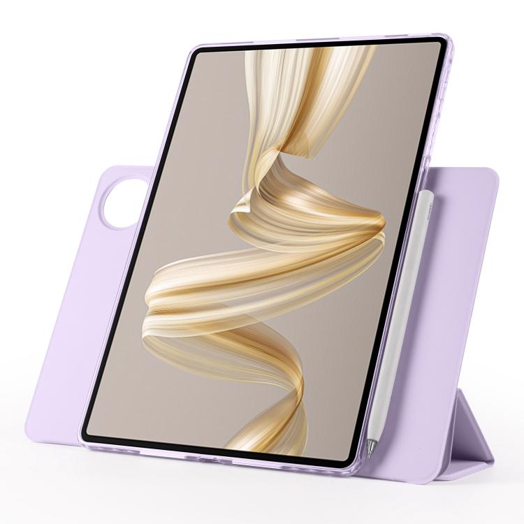 For Huawei MatePad Pro 12.2 Trifold Magnetic Split Acrylic Leather Tablet Case