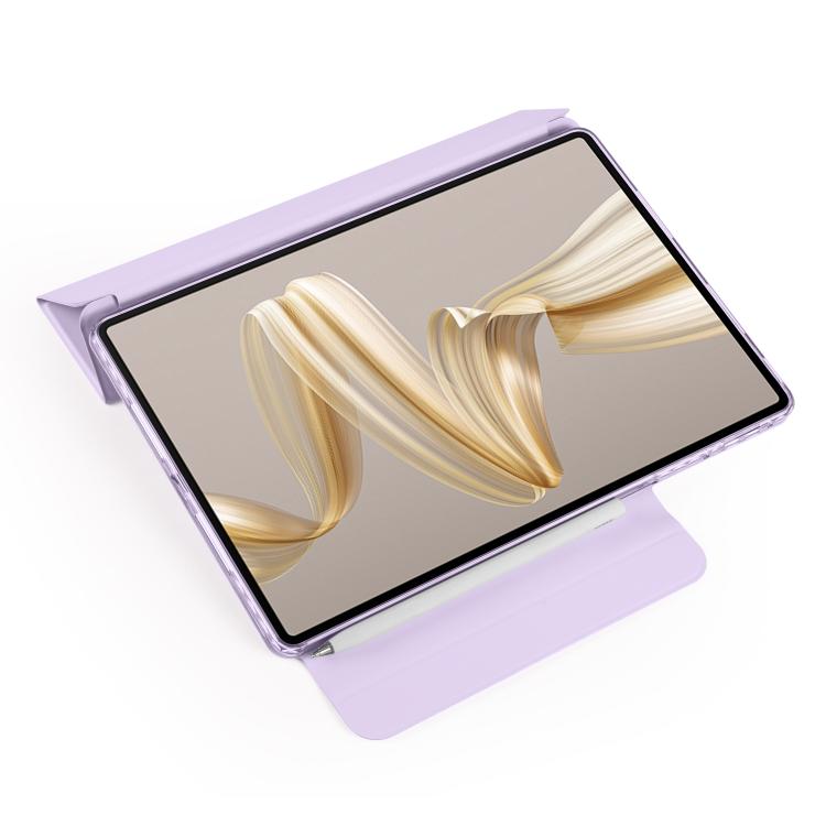 For Huawei MatePad Pro 12.2 Trifold Magnetic Split Acrylic Leather Tablet Case