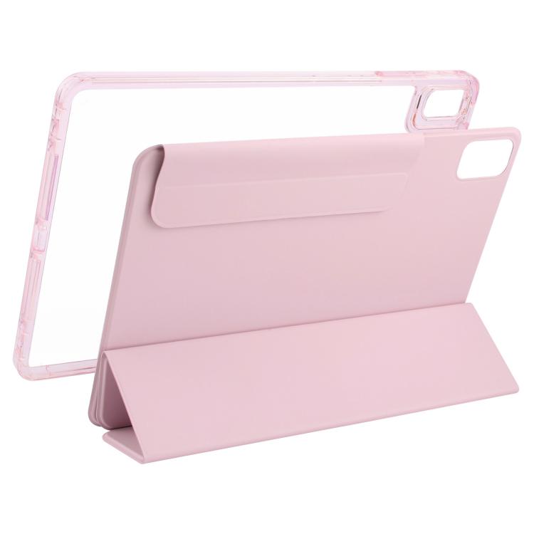 For Huawei MatePad / 11.5 S / Air 11.5 Trifold Magnetic Split Acrylic Leather Tablet Case