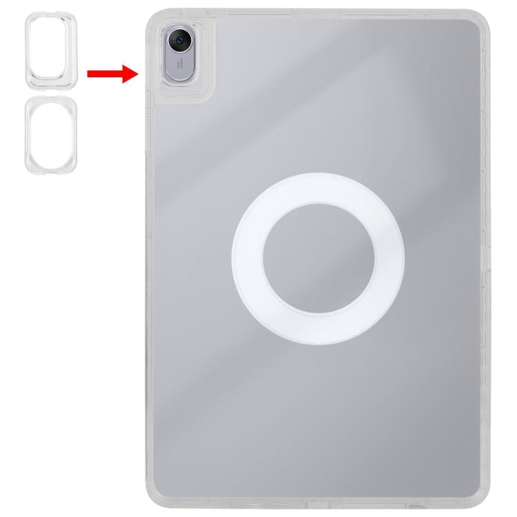 For Huawei MatePad / 11.5 S / Air 11.5 Trifold Magnetic Split Acrylic Leather Tablet Case
