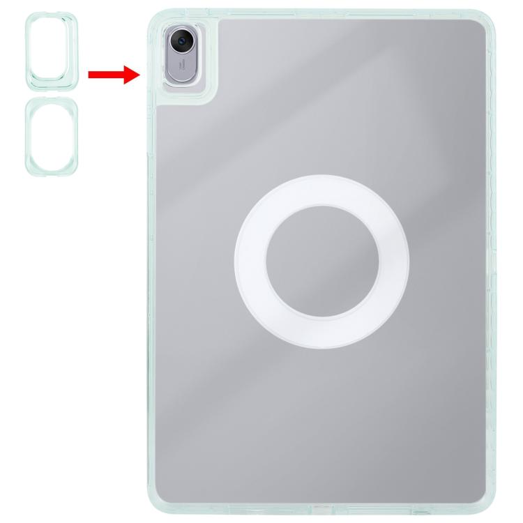 For Huawei MatePad / 11.5 S / Air 11.5 Trifold Magnetic Split Acrylic Leather Tablet Case