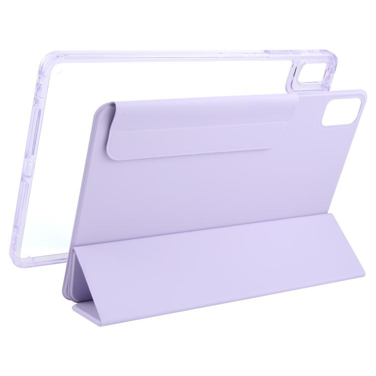 For Huawei MatePad / 11.5 S / Air 11.5 Trifold Magnetic Split Acrylic Leather Tablet Case