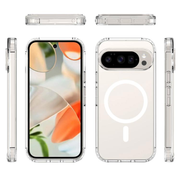 For Google Pixel 10 / 10 Pro Skin Feel Transparent MagSafe Phone Case