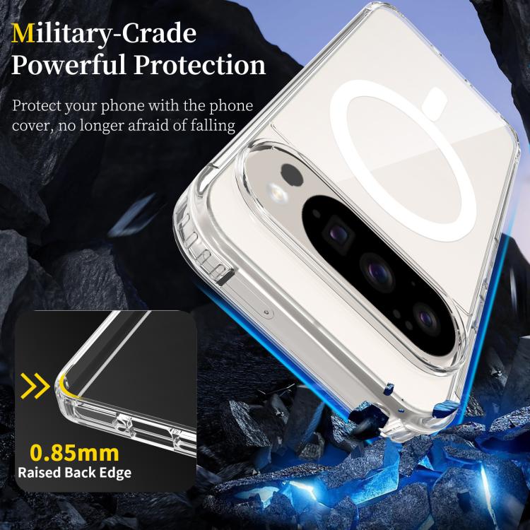 For Google Pixel 10 / 10 Pro Skin Feel Transparent MagSafe Phone Case