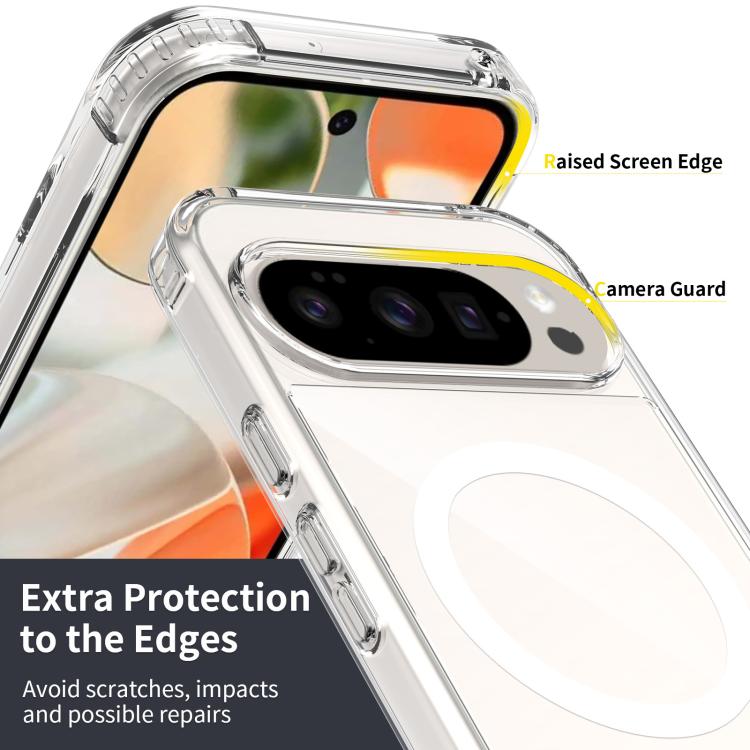 For Google Pixel 10 / 10 Pro Skin Feel Transparent MagSafe Phone Case
