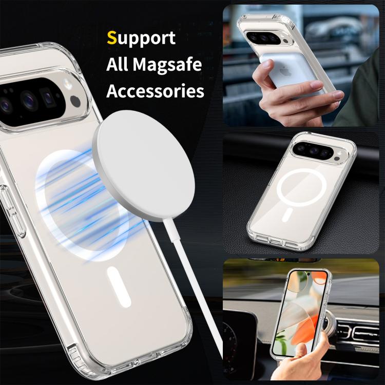 For Google Pixel 10 / 10 Pro Skin Feel Transparent MagSafe Phone Case