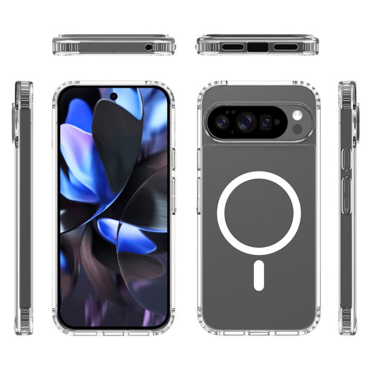 For Google Pixel 10 Pro XL Skin Feel Transparent MagSafe Phone Case