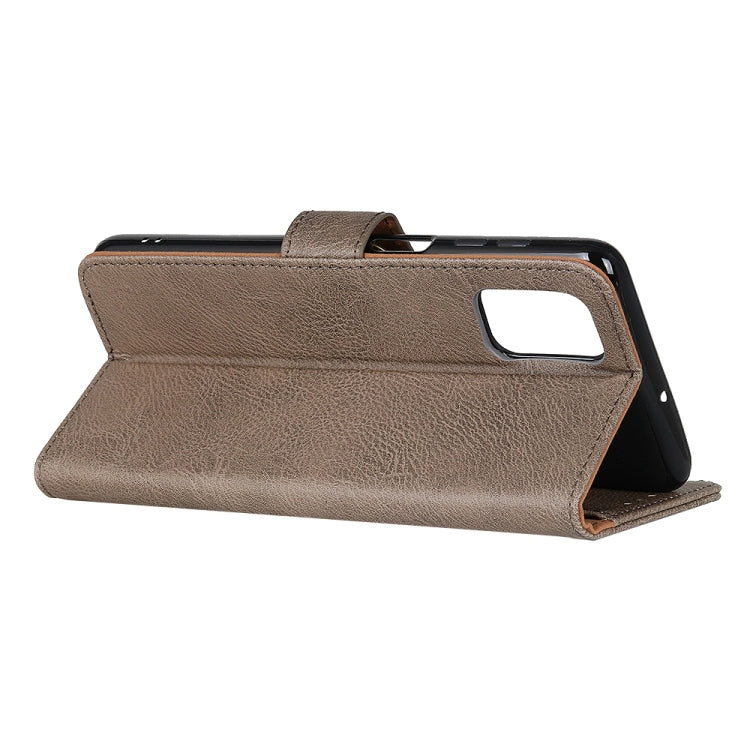 For Samsung Galaxy M51 (Side Fingerprint Version) KHAZNEH Cowhide Texture Horizontal Flip Leather Case with Holder & Card Slots & Wallet