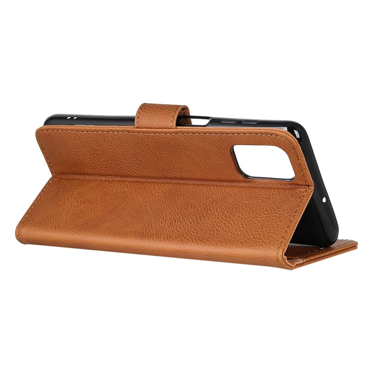 For Samsung Galaxy M51 (Side Fingerprint Version) KHAZNEH Cowhide Texture Horizontal Flip Leather Case with Holder & Card Slots & Wallet