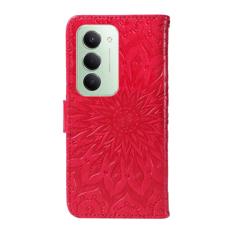 For Redmi 15 5G / 4G EU 171mm Embossed Sunflower Pattern Flip Leather Phone Case