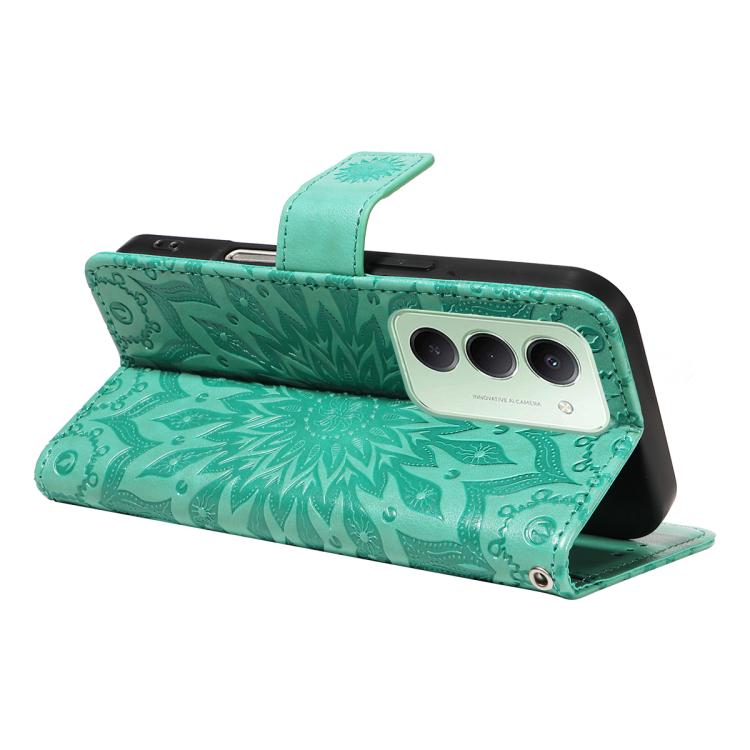 For Redmi 15 5G / 4G EU 171mm Embossed Sunflower Pattern Flip Leather Phone Case