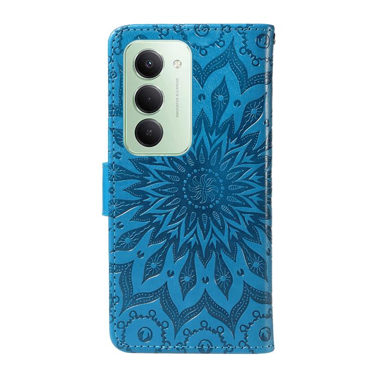 For Redmi 15 5G / 4G EU 171mm Embossed Sunflower Pattern Flip Leather Phone Case