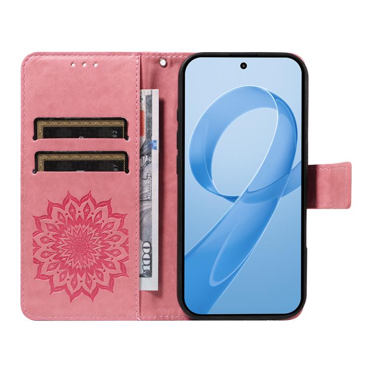 For Redmi K90 Pro Max/Poco F8 Ultra Embossed Sunflower Pattern Flip Leather Phone Case