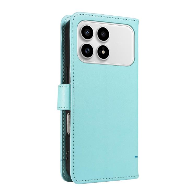 For Redmi K90/Poco F8 Pro Adorable Cat Embossed Pattern Flip Leather Phone Case