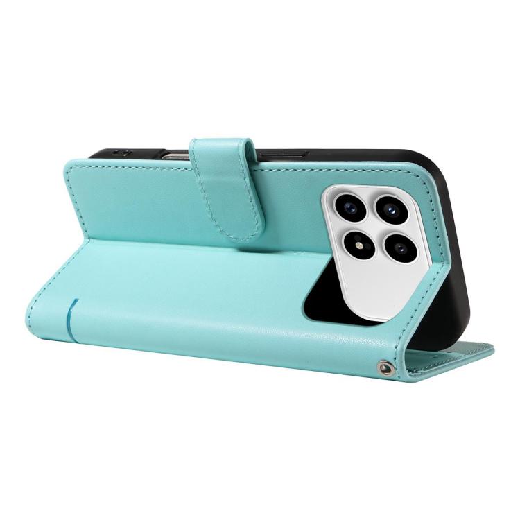 For Redmi K90/Poco F8 Pro Adorable Cat Embossed Pattern Flip Leather Phone Case