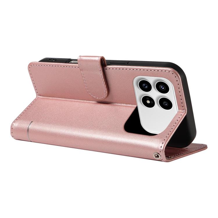 For Redmi K90/Poco F8 Pro Adorable Cat Embossed Pattern Flip Leather Phone Case