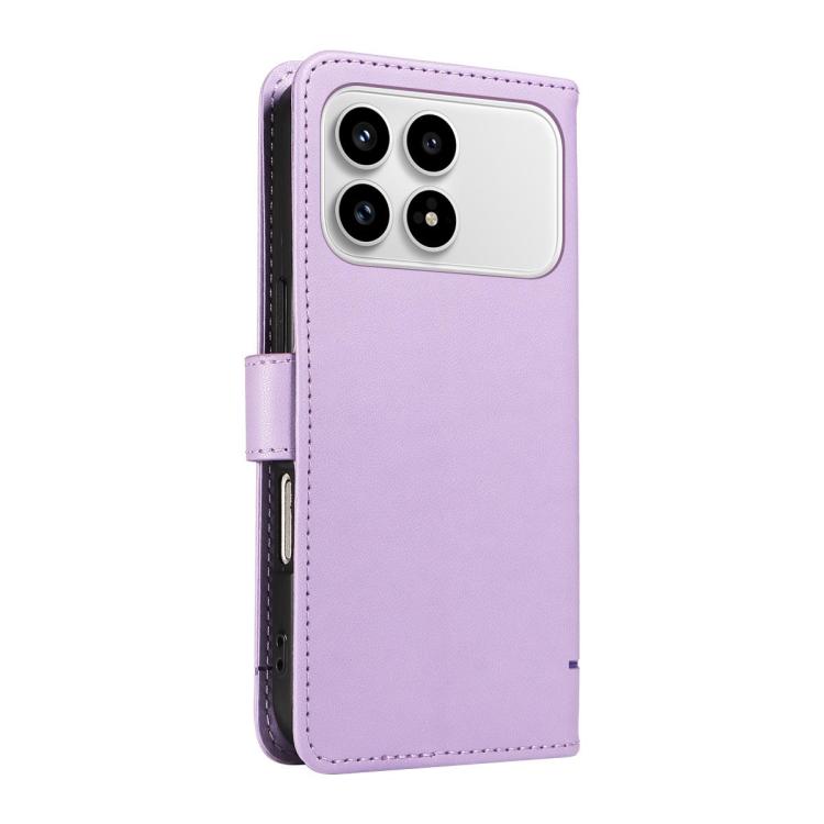 For Redmi K90/Poco F8 Pro Adorable Cat Embossed Pattern Flip Leather Phone Case