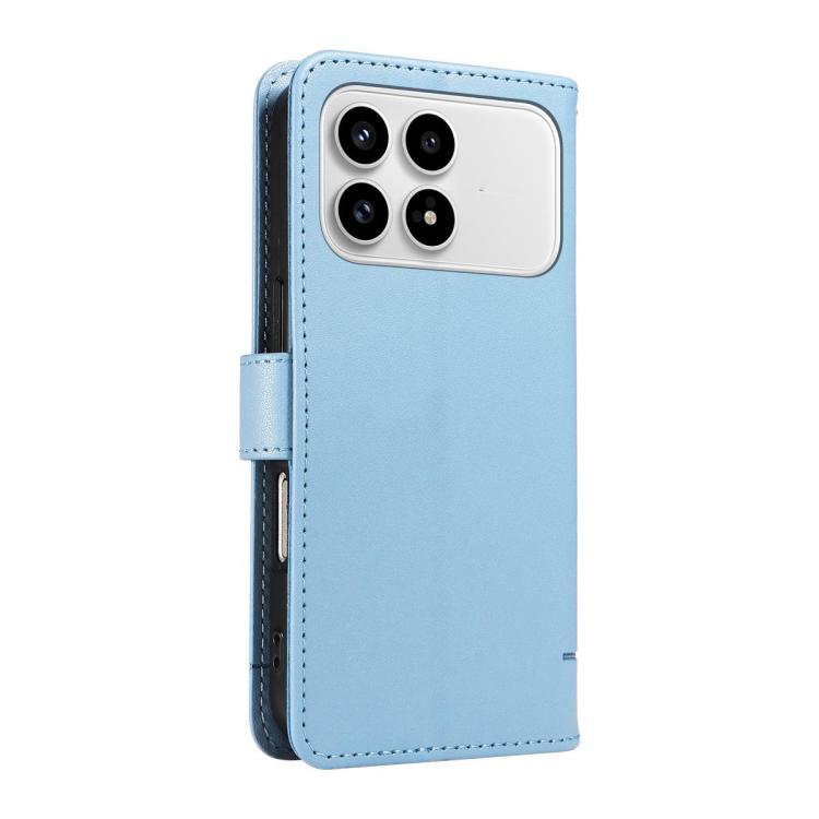 For Redmi K90/Poco F8 Pro Adorable Cat Embossed Pattern Flip Leather Phone Case